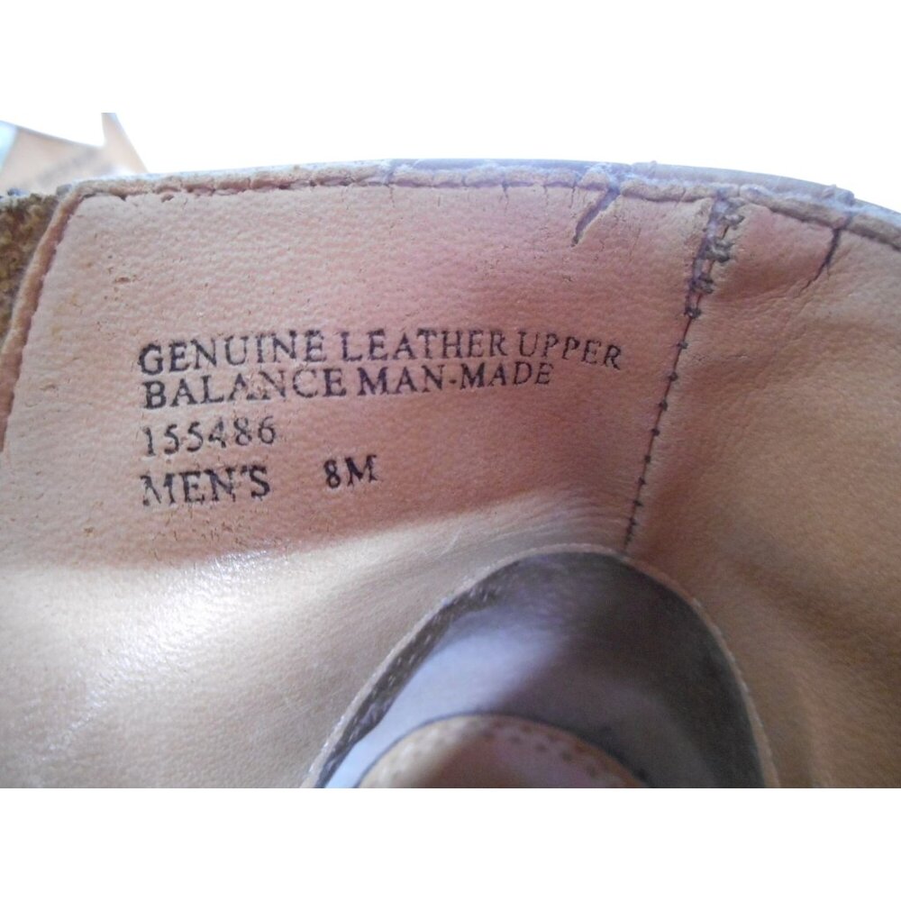 Giorgio Brutini Men’s Dumont Boot Brown Size 8 M 155482 Genuine Leather side Zip - Picture 6 of 9